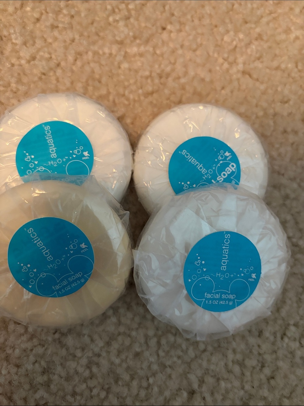 Disney Aquatics H2O+ facial soap set of four